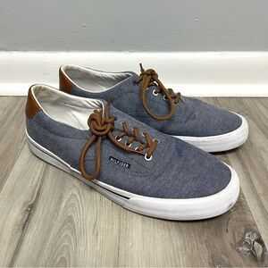 Tommy Hilfiger Sneakers Men’s 11 Phero Blue-Gray & Brown Lace-Up